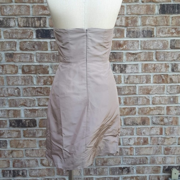 Exclusive  J.CREW  strapless mini dress sz 2 - Picture 4 of 7